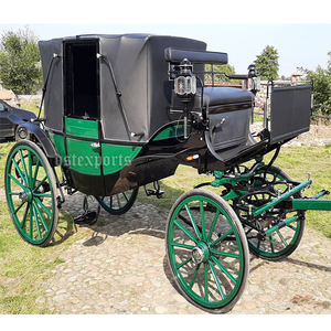 Carruaje de caballos victoriano negro americano Elegent New Black Victoria Carriage Black Victoria Horse Drawn Carriage - Product Image 6