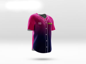 Uniforme de baseball respirant antibactérien à séchage rapide, tissu polyester imprimé par transfert de chaleur pour hommes et adultes, vente à chaud - Product Image 6