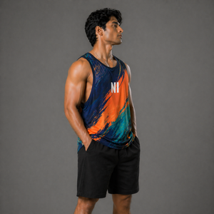 Camiseta sin Mangas de Algodón de Alta Calidad para Hombre, Chaleco Deportivo para Gimnasio, Fitness, Verano, Estilo Casual Oversize - Product Image 4