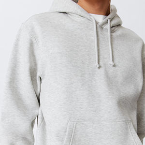 Sweat à capuche oversize en molleton 100% coton écologique de haute qualité, uni, à épaules tombantes, pour homme, 2026 - Product Image 3