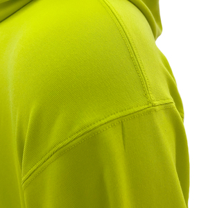 เสื้อฮู้ดดี้ผ้าฟลีซรีไซเคิล 100% แบบยูนิเซ็กซ์ สั่งทำได้ เป็นมิตรกับสิ่งแวดล้อม ผ้าเฟรนช์เทอร์รี่รีไซเคิล ไม่มีเชือกผูก สำหรับผู้ชาย - Product Image 3