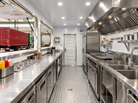 Conteneur de restaurant de 20 pieds, conteneur de conversion pour restaurant, point de vente alimentaire, conteneur de restaurant personnalisé avec équipement complet