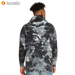 เสื้อฮู้ดผ้าฝ้าย100% แฟชั่นสำหรับผู้ชายเสื้อมีฮู้ดย้อมสีพิมพ์ลายขนาดใหญ่สำหรับฤดูหนาวโลโก้ตามสั่ง - Product Image 6