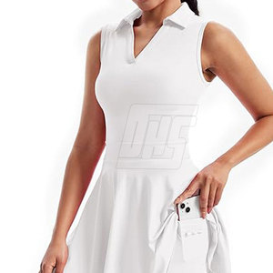 Uniforme de Golf para Mujer, Conjunto de Polo y Falda de Tela Ligera y Elástica para Deportes al Aire Libre y Práctica Diaria - Product Image 3