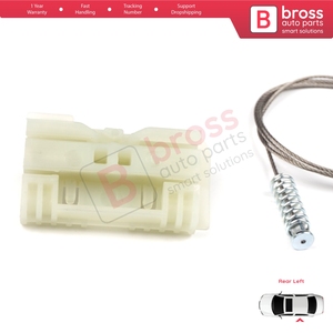 Juego de Reparación de Elevalunas Eléctrico Trasero Izquierdo BWR1052 para Clio MK3 BR CR KR SR 2005-2014 5 Puertas 8200291151 - Product Image 5