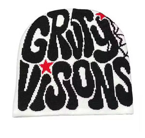 Nouveau design 2026 – Bonnets unisexes 100 % acrylique personnalisés avec strass, jacquard coloré, tendance, chauds et très vendus - Product Image 2