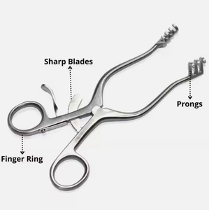 Weitlaner Retractor 3x4 Fórceps de dientes Instrumentos quirúrgicos | 100% Retractor y fórceps quirúrgicos con logotipo personalizado de alta calidad - Product Image 3