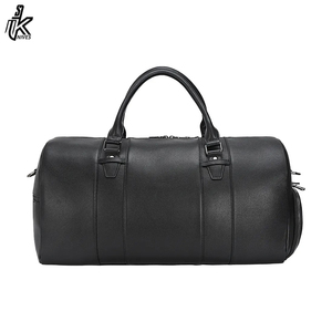 Sac de voyage pour homme en cuir pleine fleur, souple, pour affaires et sport, avec compartiment à chaussures - Product Image 2