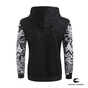 เสื้อมีฮู้ดผู้ชายแนวสตรีทระบายอากาศได้ดีสีทึบเสื้อสวมหัวผ้าคอตตอนขนแกะคุณภาพสูงผสมแบบพรีเมียมมาใหม่ - Product Image 5