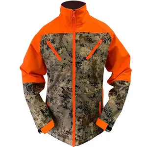 Giacche da caccia giacca arancione per uomo giacca da tiro stile mimetico In abbigliamento da caccia Softshell