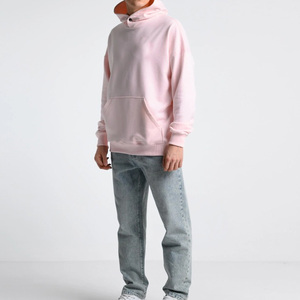 Vêtements d'extérieur d'hiver à fermeture éclair de luxe coupe décontractée manchette élastique poche avant à capuche pour hommes doux coton mélange pull bouton col veste - Product Image 6