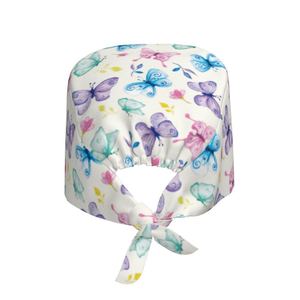 Nouveaux bonnets de travail unisexes pour infirmières, multicolores, élastiques, protection des cheveux, usage médical, hôpital, logo personnalisé, OEM, tendance 2025 - Product Image 2