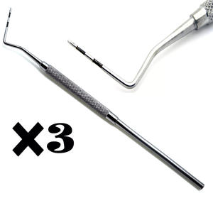 Sondes dentaires manuelles à code couleur Williams Lot de 3 instruments parodontaux réutilisables en acier inoxydable Série Cp12 - Product Image 1