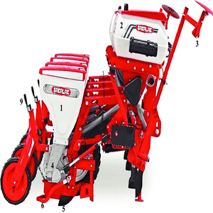 เครื่องหว่านเมล็ดข้าวโพดแบบ4ม้วนเครื่องหว่านข้าวโพดรถแทรกเตอร์ - Product Image 3