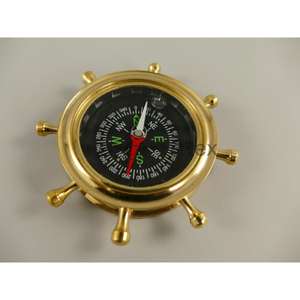 <b>Wooden</b> Ship <b>Wheel</b> Handcrafted Compass Natural Finished <b>Wooden</b> Nautical Ship <b>Wheel</b> Compass Souvenir Promotional Gift Cheap Price - Product Image 5