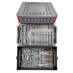 Matériel en acier de rétracteur antérieur manuel d'épine cervicale de kit orthopédique d'instrument chirurgical certifié par CE - Product Image 1