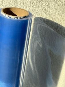 Lámina de PVC Transparente Azul Claro, Impermeable, para Bolsas de Playa y Bolsas de Cosméticos - Product Image 2