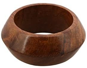 Porte-serviettes en bois artisanal tendance, style bohème créatif, pour tables à manger, fêtes, mariages et Noël - Product Image 2