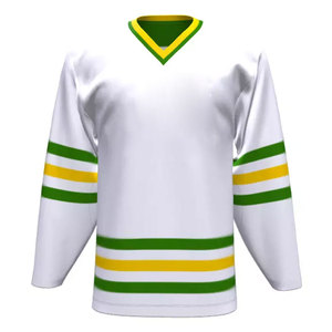2024 Jersey de hockey sobre hielo unisex personalizado con impresión digital 100% poliéster diseño personalizado y nombre del equipo - Product Image 1