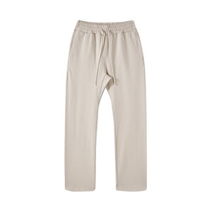 Pantalones de chándal rectos de primera calidad Ropa informal Bloque de color Pantalones de chándal transpirables 100% Algodón Logotipo personalizado Pantalones de chándal para hombres - Product Image 5