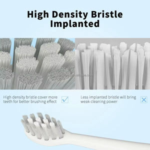 High-Density Bristle Round Rotating Brush <b>Heads</b> Generic for Oral Bs Electric <b>Toothbrush</b> Replacement Tips Wholesale OEM Factory - Product Image 2