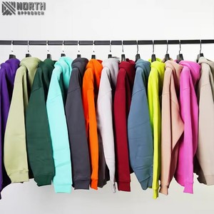 Custom Hoodie Manufacturers <b>Men</b> Heavyweight Cotton Sweatsuit High Quality Oversized Pullover <b>Cropped</b> Hoodie <b>Men</b> 450 gsm hoodie - Product Image 4