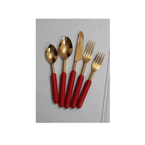 5 pièces ensembles de couverts en acier inoxydable royal et manche en résine couverts cuillère couverts artisanat fabrication sur mesure exigeant - Product Image 6