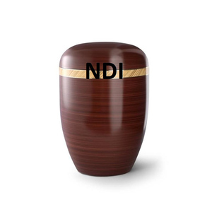 Urnes de crémation en bois de Style classique qualité Standard finition brillante pour les cendres du corps humain funéraires adultes fournitures funéraires de qualité - Product Image 1
