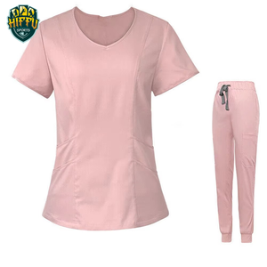 Uniformes de enfermería Unisex, conjunto de Hospital transpirable, lona de alta calidad, exfoliante de algodón personalizado, características transpirables, opta por la comodidad - Product Image 1