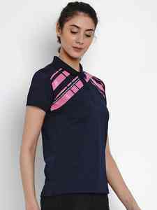 Polo de Jersey de Algodón para Mujer, Manga Corta, Elástico, Informal, Ropa Deportiva de Golf - Product Image 3