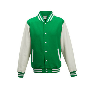 Custom Winter Genuine <b>Leather</b> Varsity Jacket Stand Collar Street Chenille Embroidery Varsity CollegeBaseballjacket for men - Product Image 1
