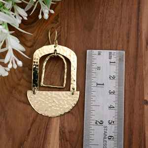 Boucles d'oreilles délicates en or-boucle d'oreille-boucle d'oreille sirène-bijoux de boucle d'oreille faits à la main kylin - Product Image 2