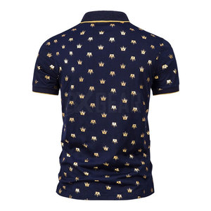 Camiseta Polo estampada para hombre de uso diario con Cuello clásico de manga corta Material ligero y cómodo para la moda de todas las estaciones - Product Image 3