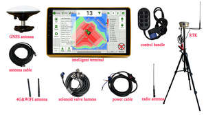 Tracteur guidé par satellite GNSS GPS, niveleur de terrain, niveleuse, équipement agricole, boîte de vitesses moteur, roulement, précision de pilotage automatique de 2,5 cm - Product Image 2
