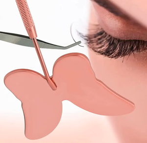 Nouvel arrivage d'outil d'extension de cils en acier inoxydable de couleur unie fait à la main miroir de cils réutilisables de marque privée pour le maquillage en vente - Product Image 5