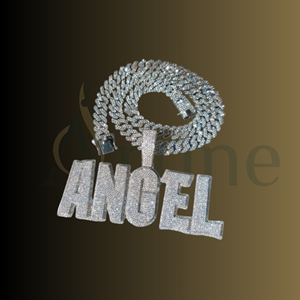 Pendentif Rectangle avec Chaîne pour Homme et Femme Bijoux à Graver Unisexe - Product Image 1