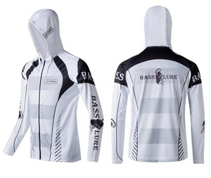 เสื้อตกปลาแขนยาวมีฮู้ดสำหรับตกปลาเสื้อตกปลาแบบระบายอากาศได้ดีแห้งเร็วออกแบบได้ตามต้องการ - Product Image 5