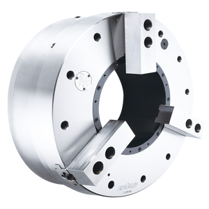 Grand mandrin pneumatique à trou traversant en acier durable - Product Image 2