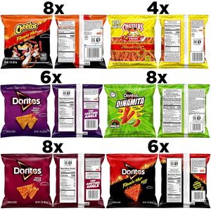 Assortiment de Snacks Piquants Frito-Lay Fiery Mix, Sachets Individuels de Snacks Chauds et Épicés, 2,56 Livres, (Paquet de 40) - Product Image 4