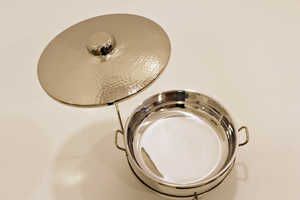 Casserole enduite d'émail de conception personnalisée de haute qualité marmite élégante pour la maison et le restaurant utilisation de la soupe chauffe-plats cuisson servant - Product Image 4