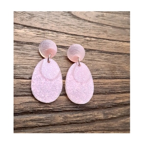 Pendientes artísticos de resina hechos a mano, joyería llamativa para mujer, estilo de encanto para fiestas y bodas - Product Image 3