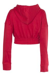 New Style OEM Items Casual Custom Logo Printing Short Hoodie High Quality Sweatshirts Women <b>Crop</b> <b>Top</b> Hoodie Shirts - Product Image 2