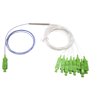 Damu FTTX fttth 1X8 SC APC оптоволоконный PLC сплиттер высокой стабильности с низкими потерями - Product Image 1