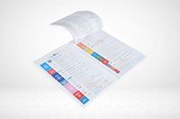 Brochures sur les médicaments et les ordonnances médicales en papier couché, reliure agrafée, logo personnalisé, fabricant OEM ODM