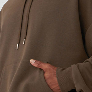 Sweat à capuche tendance OEM avec imprimé graphique, polaire léger pour l'hiver, style streetwear, designs uniques avec des impressions gonflées durables - Product Image 4