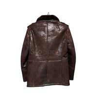 Manteau d'hiver en cuir véritable et fourrure de mouton pour homme 2025 – Personnalisable, respirant, coupe-vent, écologique et chauffant