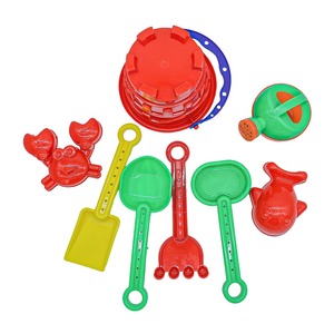 Venta al por mayor diversión llena niños verano playa juguete conjunto plástico regadera cubo pala moldes OEM aceptado - Product Image 4