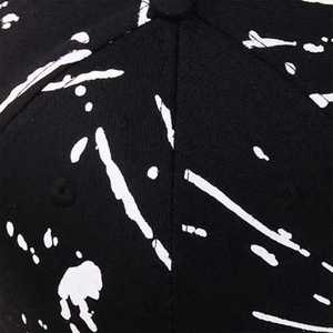 หมวกเบสบอลผ้าฝ้ายสำหรับผู้ชายผู้หญิงหมวกตาข่ายฮิปฮอปพิมพ์ลายพัฟทำจากผ้าใบ - Product Image 6