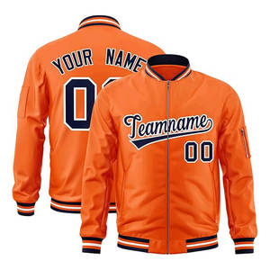 Blouson aviateur personnalisé de qualité supérieure | Manteau en nylon Streetwear lourd | Broderie et impression | Fourniture d'usine OEM/ODM - Product Image 4