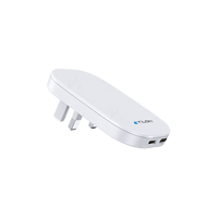 Produits Phares 2026 : Adaptateur de Voyage Ultra Mince et Rapide, Chargeur Mural Pliable 35W à Double Port Type C (Prise UK) pour Téléphone Portable